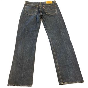 Levi’s 501 blue button fly jeans 33x34 100% cotton